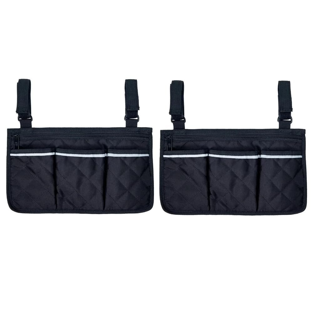 iFutniew Wheelchair Armrest Side Storage Bag Suitable for Most Walking Wheels and Mobile Equipment