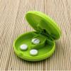 1 Pcs Pill Tablet Cutter, Pill Splitter Pill Crusher for Small or Large Pills, Portable Medication Vitamin Organizer Box (Green) view 1