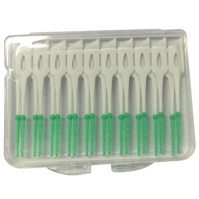 20 Soft Silicone Interdental Brushes, Portable Oral Care Set, Suitable for Home Office Travel, All - Round Cleaning Tool
