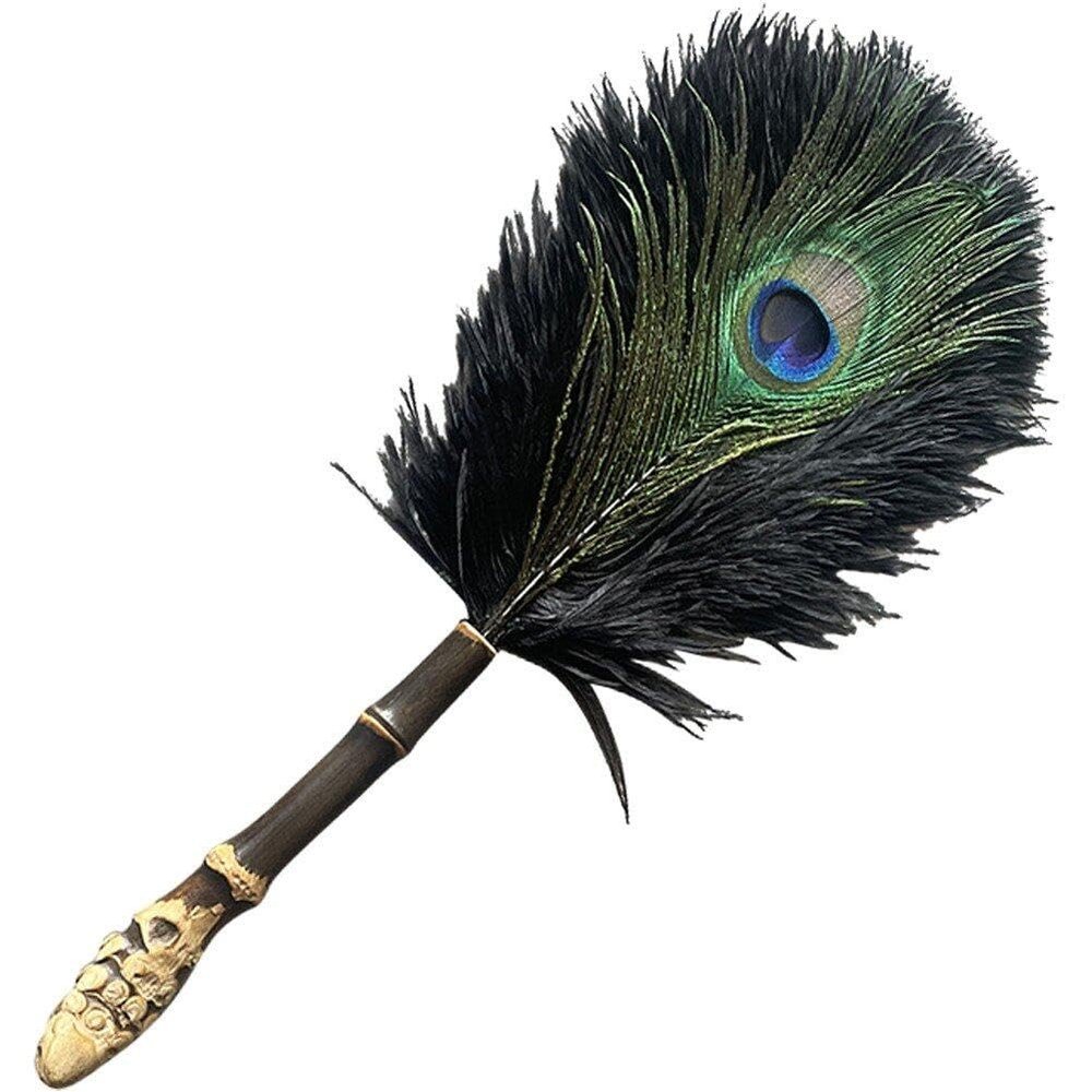 Glixoft Feathers Duster Cleaning Duster Soft Feathers Dust Brush Scratch-free Duster Dust Removal Tool for Household Cleaning
