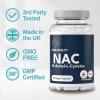 Pure Vitality: NAC Supplement 600mg x 90 Capsules, Pure NAC Acetylcysteine for Glutathione, Detox, Post Workout Supplements for Men & Women, N-acetylcysteine (L Cysteine) - GMP & HACCP Certified - UK view 4