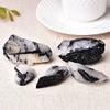 ICXLPMC 1PC Natural Black Tourmaline Crystal Natural Quartz Raw Crystals Rock Stone Home Decoration Home Collections(Size:20-50g) view 2
