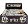 Styrkr Styrkrthon Protein Bars - Pack of 12-23g of Protein - Low Sugar Only 1.6g - Peanut Butter & Chocolate Flavour - Vegan & Gluten Free - Approved by Endurance Athletes - 12x Pack view 1