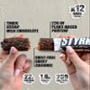 Styrkr Styrkrthon Protein Bars - Pack of 12-23g of Protein - Low Sugar Only 1.6g - Peanut Butter & Chocolate Flavour - Vegan & Gluten Free - Approved by Endurance Athletes - 12x Pack view 3