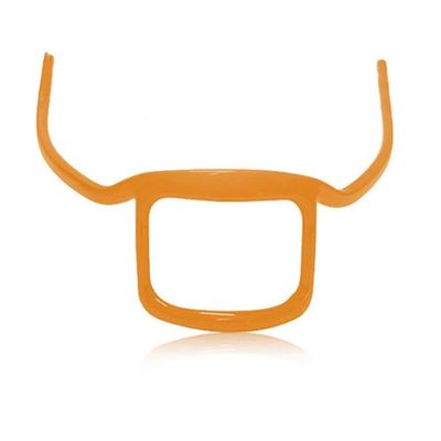 ANQIA Men's Beard Styling Template Goatee Mustache Grooming Guide Stencil Lineup Tool Shaving Template for Men Face Hair Styling Hairline Shaping Orange