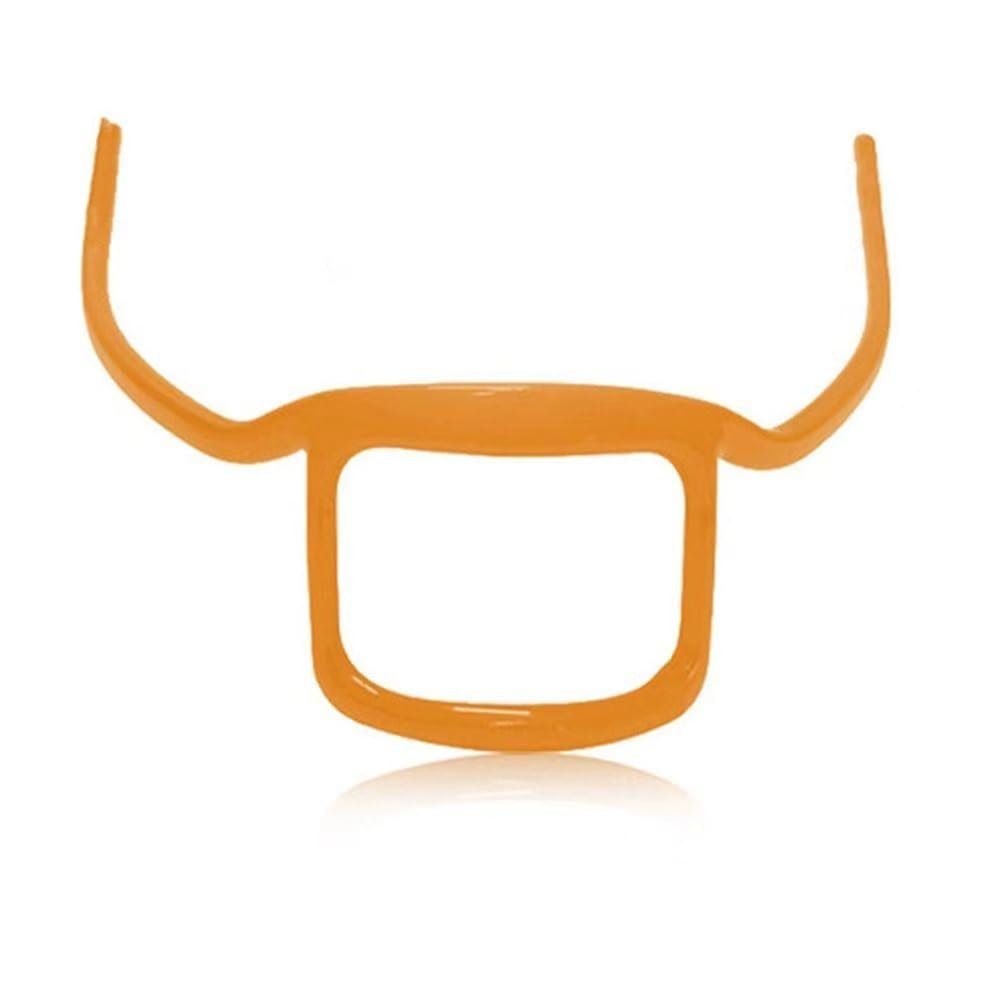 ANQIA Men's Beard Styling Template Goatee Mustache Grooming Guide Stencil Lineup Tool Shaving Template for Men Face Hair Styling Hairline Shaping Orange
