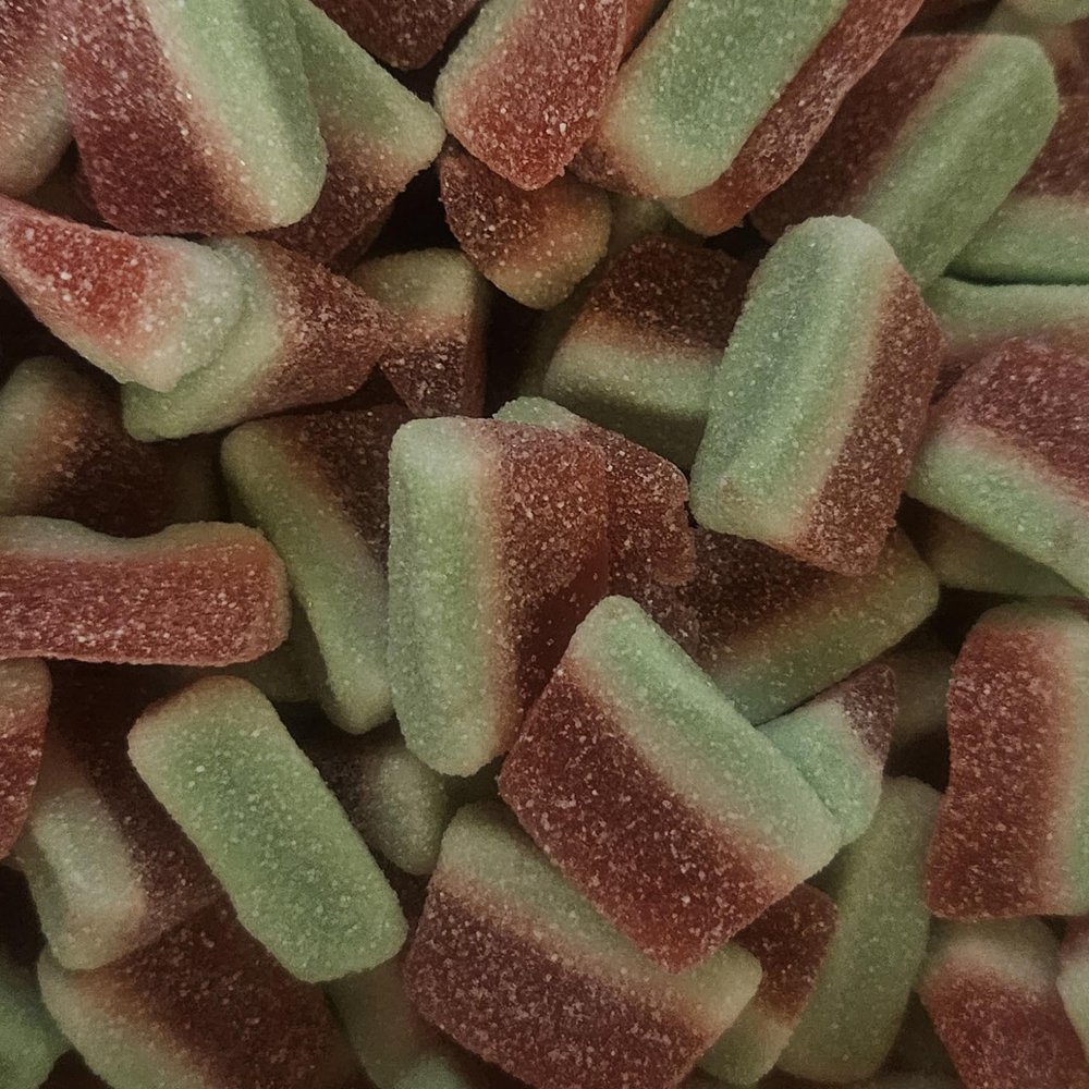 TAOS Fizzy Gummy Pick & Mix Sweets Kingsway 500g (Watermelon Slices)