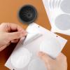 Prudiut Aluminum Foil Seal Lids; 61mm Coffee Pods Covers Compatible with Nespresso VertuoLine, Vertuo Plus; 200pcs Silver view 4