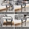 Foldable Bed Assist Rail, Bed Rails for Elderly Adults, 180  Folding Saves Space, Adjustable Bed and Assist Cane, Heavy Duty Bed Grab Bar for Fall Prevention, Medical Safety Rail view 3