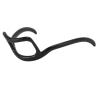 Pongnas Beard Shaping Tool for Men, Versatile Portable Hairline Styling Template, Trim Beard Perfectly At Home or Salon, Compact and Lightweight, Crafted with Premium Material (Black) view 4