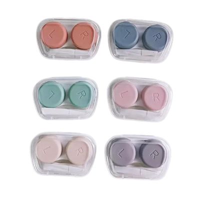 YKuzLx 6 Pack Contact Lens Case, Contact Case with Applicator Tool, Colorful