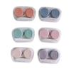 YKuzLx 6 Pack Contact Lens Case, Contact Case with Applicator Tool, Colorful view 1