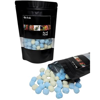 Assorted Bonbons Variety Pack - Blue Raspberry, Apple, Cherry & Bubblegum, Toffee Bonbons Flavors 500g Bulk Bags Retro Sweets Candy for Parties, Gifts (Blue Raspberry & Apple)