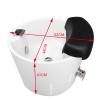 Acrliy Foot Bucket,Extra Large Foot Soaking Tub,Home Foot Spa,Best Pedicure at Home Spa Treatment,Pedicure Foot Soak,Special for Hotel Foot Bath Club,for Women and Men. view 3