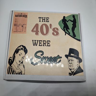 Personalised 1940s sweet box|40s sweets |1940s sweets|Retro sweet box||Retro 40s sweet box|grandma birthday|75th|80th birthday| GRAN/Grandad