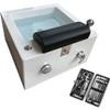 Portable Foot Spa Bathtub, Acrylic Foot Bath, Deep Foot Bath Spa with Massage, Automatically Drain and Adjust Hot and Cold Water, Home Foot Spa Pedicure Bowl Foot Detox Bucket Tub view 2