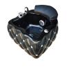 Acrylic Foot Bath Foot Basin,Beep Foot Bath Spa With Massage,Feet spa Tub,Surf Independent Heated Footbath,Best Foot Soak Basin Tub for Pedicure & Foot Massage. (Color : Black) view 2