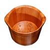 Oak Foot Spa Soak Tub with Massage, Wooden Foot Basin for Soaking Feet, Household Foot Bath Barrel for Relieve Foot Fatigue view 2