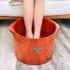 Oak Foot Spa Soak Tub with Massage, Wooden Foot Basin for Soaking Feet, Household Foot Bath Barrel for Relieve Foot Fatigue view 4
