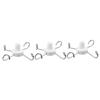 minkissy 3pcs Hospital Rack Vertical Stand Pole Hooks Stand Hooks Metal Plastic view 1