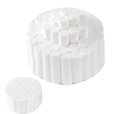 50 PCS Cotton Gauge,Dental Cotton Rolls,Highly Absorbent Dental Cotton Rolls, Nosebleed Kit Accessories for Adults Kids Dental Supplies,100% Natural Cotton Dental Cotton Gauge