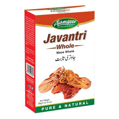 Alamgeer Javantri (Mace) Whole 20g | Whole Spice | Javitri/Japatri Flower | Organically Grown Nutmeg