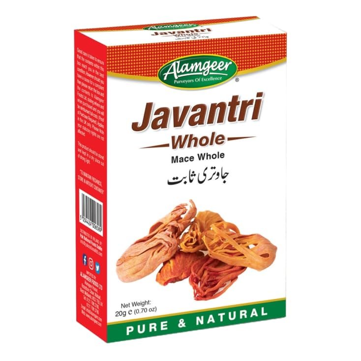 Alamgeer Javantri (Mace) Whole 20g | Whole Spice | Javitri/Japatri Flower | Organically Grown Nutmeg