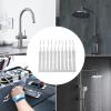 Holdes Shower Cleaning Brush, Anti-Clogging Shower Head Brush Set | Multi-Functional Household Cleaning Tool for Faucets, Showerheads, and Crevices in Other Bathroom Hardware view 4