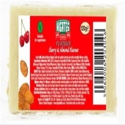 Higates Flapjacks Cherry And Almond Flavour 120g Delicious Tasty And Twisty Treat,For Christmas,Birthday,Easter Gift (6)