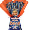 Personalised Luxury Chocolate Bouquet Hamper  Personalised Sweet Gift for Him or Her  Great Choice for Birthdays, Christmas or Any Occasion (Compatible With TERRYS CHOCOLATE ORANGE) view 3