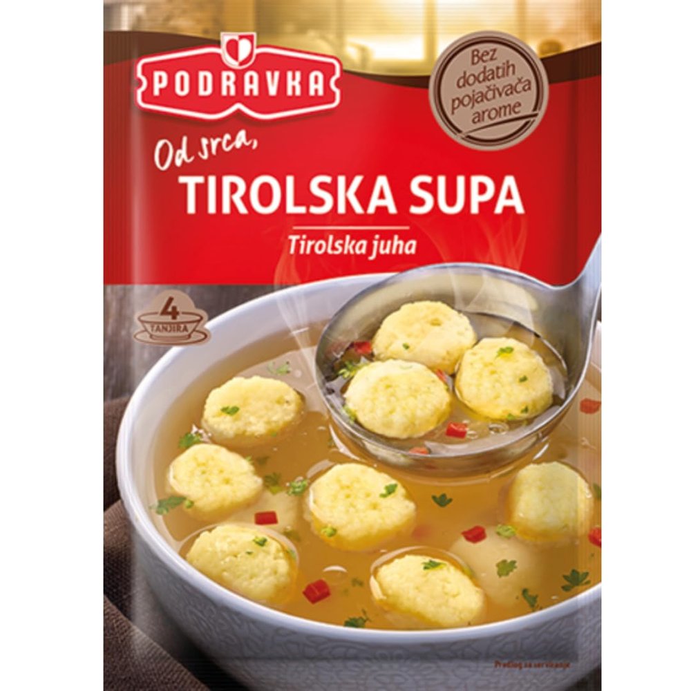 Podravka Tyrolese Soup Tirolska Juha 67 Gram by Pufai Grocery