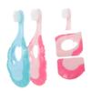 COLLBATH 2pcs Ergonomic Boys and Girls Toothbrush Soft Bristle Comfortable for Toddlers view 4
