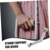 HAPINARY Crutch Shrapnel Spring Clip V-shape Buckle for Adjustable Height Walking Stick Accessories 1pcs Compression Snap Clip for Mobility Aid view 2