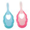 FOYTOKI 2pcs Boys and Girls Toothbrush Teething Brush Soft Brush for Toddlers Travel Toothbrush for Daily Use view 1