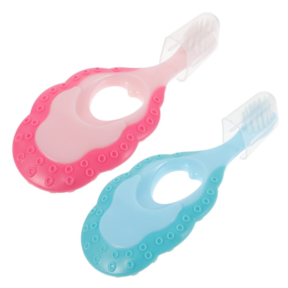 KOMBIUDA 2pcs Boy Girl Soft Bristle Boys and Girls Toothbrush Extra Soft Brush for Daily Use