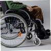 minkissy Wheelchair Front Fork Wheel Replacement Parts Steel Tube Rubber Easy Assembly view 3