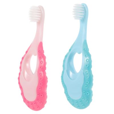 HAPINARY Kids Toothbrushes Set 2pcs Soft Bristle Toddler Toothbrush for Daily Oral Care