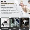 HUANGJW Wheelchair Transfer Slide Board - Sliding Disk for Older Adults, from Wheelchair to Bed, Toilet, Car - User-Friendly Wheelchair Transfer Board view 4