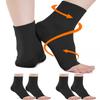 2 Pairs Plantar Fasciitis Compression Socks for Women & Men 20-30 mmHg, Ankle Support for Ligament Damage, Functional Socks for Neuropathy (2x Black, S) view 1