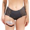 SHANJINL Women's Washable Incontinence Pants,Leakproof Heavy Flow Period Panties High Waisted Knickers Underwear Postpartum Panties Pack of 3(Size:XL) Black view 3