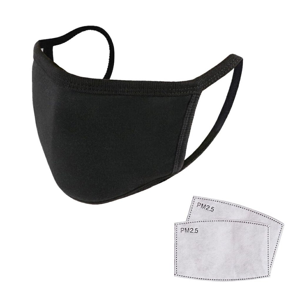 kesurpae 3piece Cotton Face Mask For Pollen Allergic Odorless And Skin-friendly Non-shedding Reusable Washable Face Mask Safe