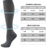 HYCOPROT Compression Socks for Women & Men Circulation (3 Pairs) 15-20 mmHg for Athletics Running Nurses Pregnancy Travel view 4