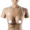 EZELIYP Silicone Fake Breasts Lifelike Fake Boobs Designed for Mastectomy Recovery Cosplay Transformations brown-1200g view 2