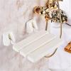 Folding Shower Chair Bath Chair Non-slip Bath Shower Wall Chair Safety Sitting Bench view 3