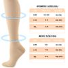 HYCOPROT Compression Socks for Women & Men Circulation (3 Pairs) 15-20 mmHg for Athletics Running Nurses Pregnancy Travel view 4
