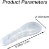 Razor Storage Box Portable Dustproof Razor Case Transparent Razor Protector for Outdoor Camping Travel Manual Shaving view 2