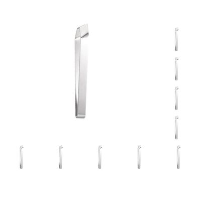 10 Set Fish Bone Tweezers Stainless Steel Pliers Multi-Functional Remover Hair Removal Plucking Tongs Tool Home Kitchen Gadget Style 1