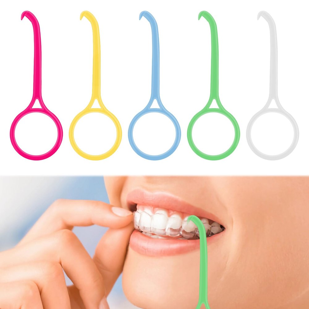 Aligner Removal Tool 5 Pcs Retainer Remover Tool Orthodontic Aligner Removal Tool Aligner Chewies for Oral Care Dental Cleaning Travelling Home Use (5colors)