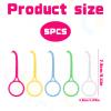 Aligner Removal Tool 5 Pcs Retainer Remover Tool Orthodontic Aligner Removal Tool Aligner Chewies for Oral Care Dental Cleaning Travelling Home Use (5colors) view 2