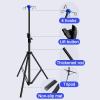 IV Pole Portable IV Pole Collapsible Adjustable IV Pole Stand for Pediatric Nursing Clinic Home Care Travel view 2
